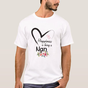 Das Glück der Frauen ist die Blume des Lebens Kuns T-Shirt
