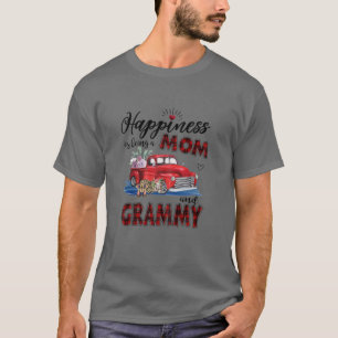 Das Glück der Frauen ist eine Mama und ein grauer T-Shirt