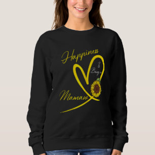 Das Glück der Frauen ist eine Mamaw-Sonnenblume 1 Sweatshirt