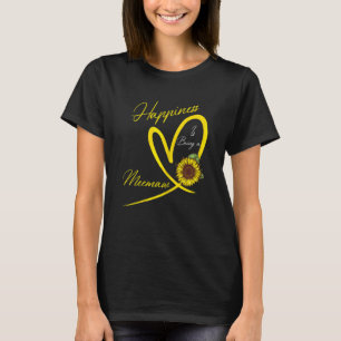 Das Glück der Frauen ist eine Meemaw-Sonnenblume 1 T-Shirt