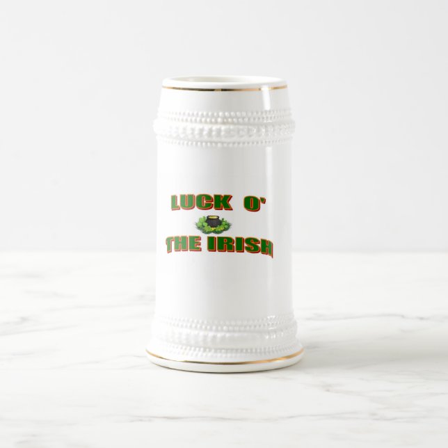 Das Glück der Iren - Perfektes Geschenk für Bierli Bierglas (Mittel)