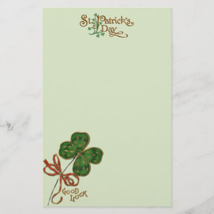 Das Glück der Iren St. Patrick's Day Schreibwaren Briefpapier