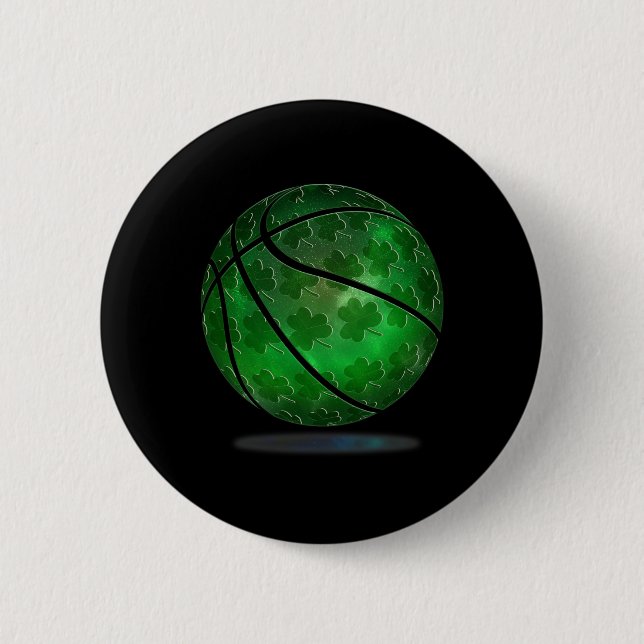 Das Glück der irischen St. Patrick's Day Accessoir Button (Vorderseite)