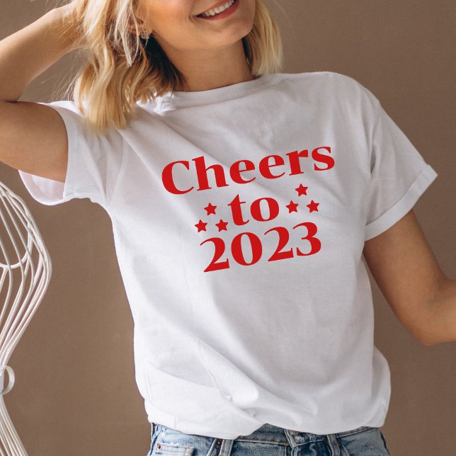 Das Glück der modernen Frauen im neuen Jahr 2023 T-Shirt (Von Creator hochgeladen)