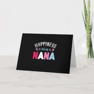 Das Glück der Mutter ist es, eine Nana zu sein Feiertagskarte