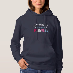 Das Glück der Mutter ist es, eine Nana zu sein Hoodie