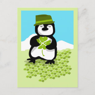 Das Glück der Pinguine Postkarte