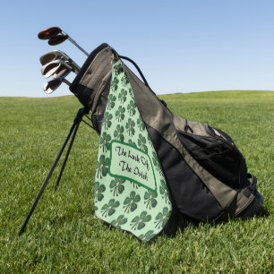 Das Glück des grünen irischen Kleeblatts 2025 Golfhandtuch