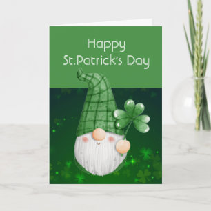 Das Glück des irischen Leprechaun Fun St. Patrick' Karte