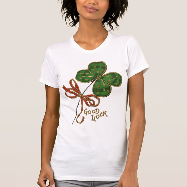 Das Glück des irischen Shirts der Frauen (Vorderseite)