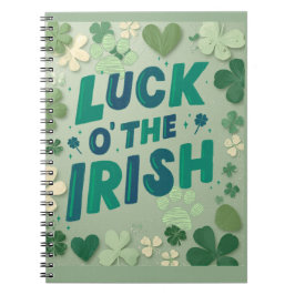 Das Glück des IRISH Spiral-Foto-Notizbuchs Notizblock
