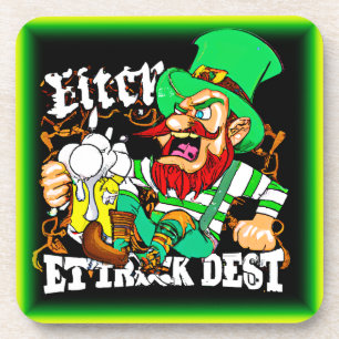 Das Glück des Irish St Patricks Day. Jetzt kaufen Getränkeuntersetzer