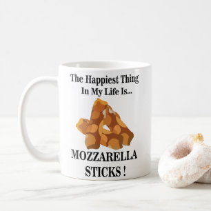Das Glück in meinem Leben ist Mozzarella-Stöcke Kaffeetasse