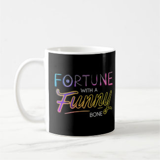 "Das Glück mit einem lustigen Knochen." Klassisch Kaffeetasse