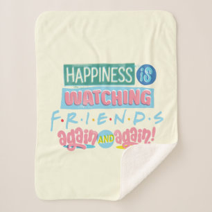 Das Glück sieht sich immer wieder FRIENDS™ an Sherpadecke