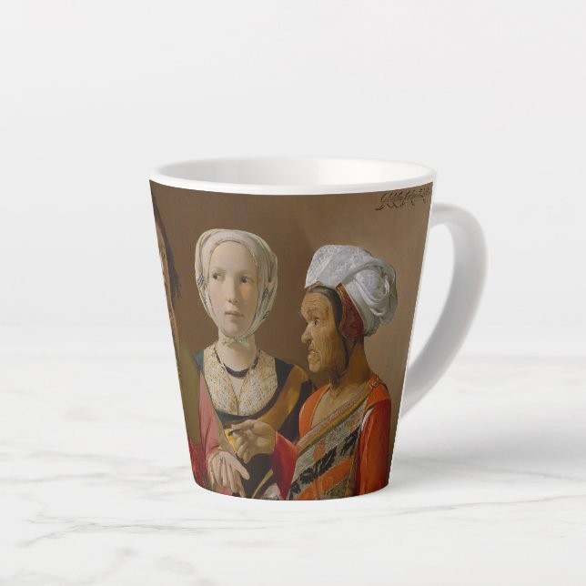 Das Glück Teller-Georges de La Tour Klein Milchtasse (Rechte Ecke)