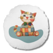 Das glückliche, farbenfrohe Patchwork ist einzigar