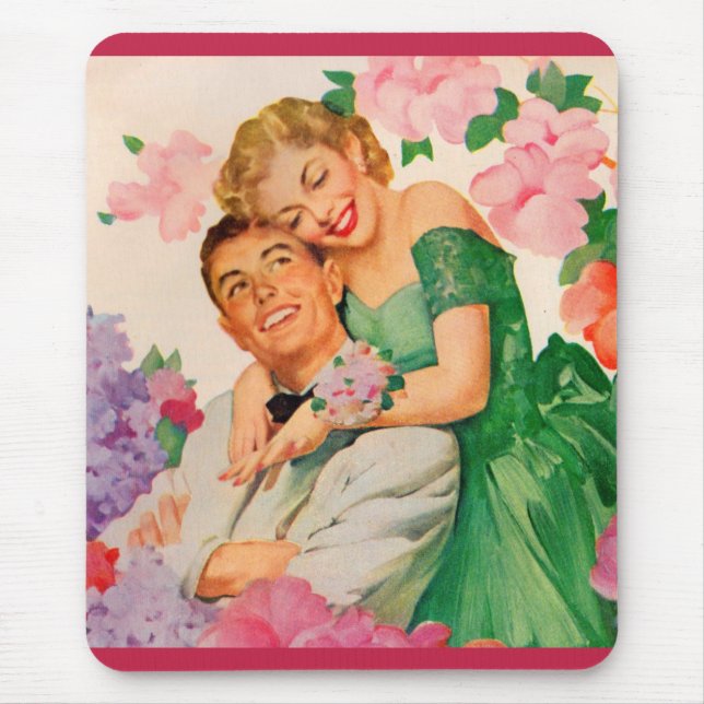 das glückliche Paar Mousepad (Vorne)