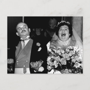 Das glückliche Paar Postkarte
