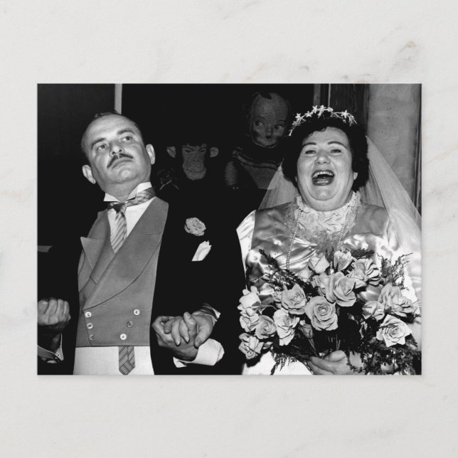 Das glückliche Paar Postkarte (Vorderseite)