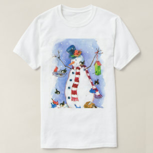 Das glücklichste Schneemann-T-Shirt T-Shirt