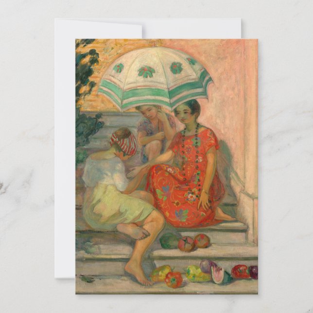 Das Glücksspiel, Sainte-Maxime | Henri Lebasque (Vorderseite)