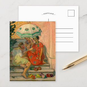 Das Glücksspiel, Sainte-Maxime   Henri Lebasque Postkarte