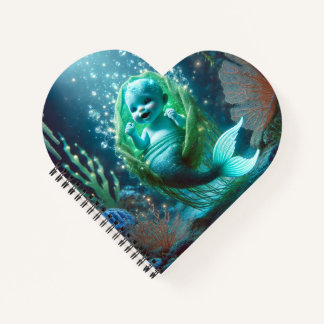 Das glühende Baby-Merchild Notizbuch