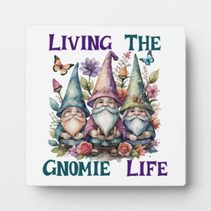 Das Gnomeleben leben Fotoplatte