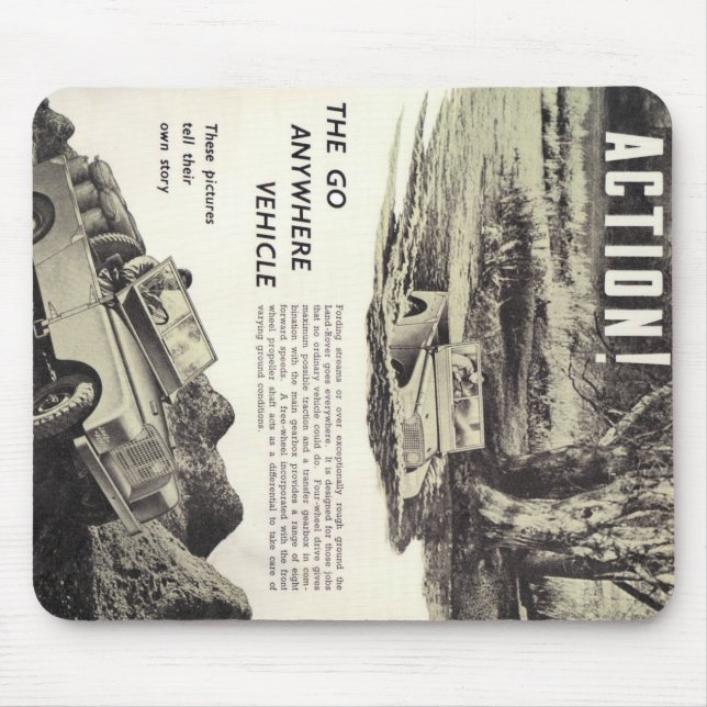 Das Go-Anywhere-Fahrzeug! Mousepad (Vorne)