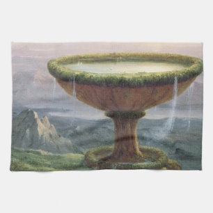 Das Goblet des Titan - Thomas Cole Geschirrtuch