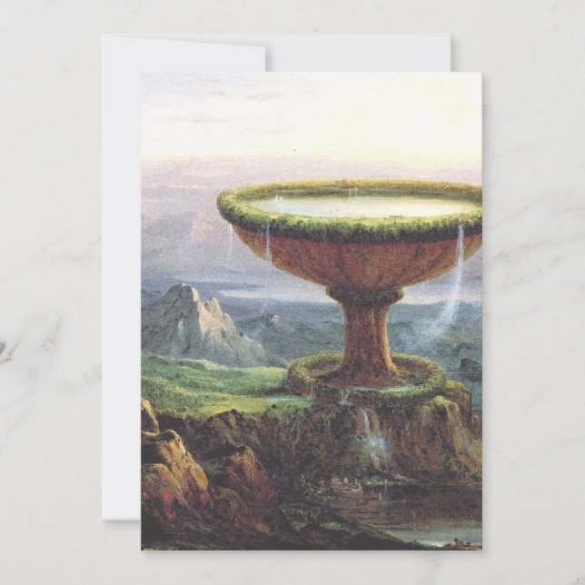 Das Goblet des Titan von Thomas Cole Einladung (Vorderseite)