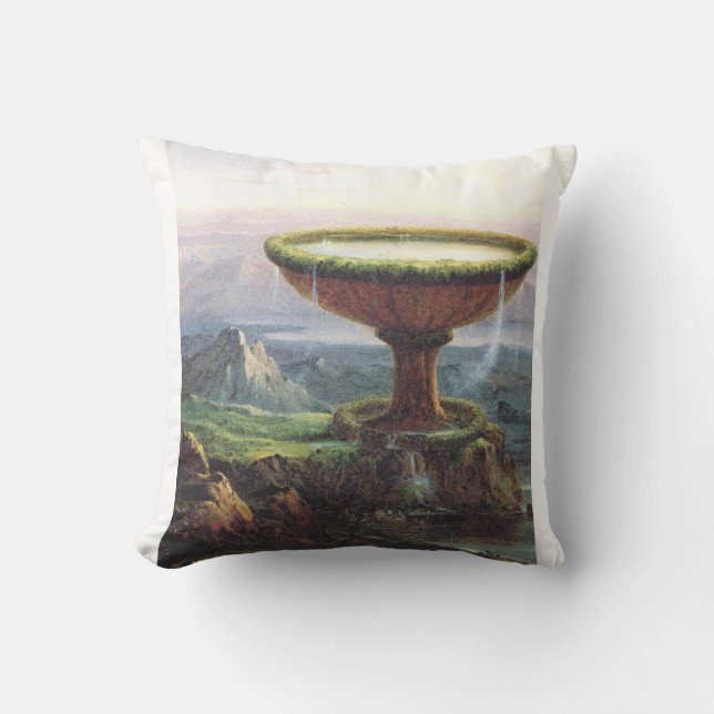 Das Goblet des Titan von Thomas Cole Kissen (Vorderseite)