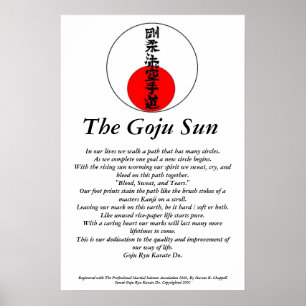 Das Goju Sun Poster