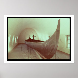 Das Gokstad longship (Holz) Poster