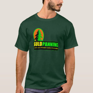 Das Gold, das prospektiert, verschiebend T-Shirt