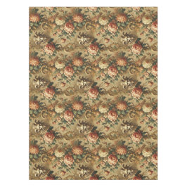 Das goldene Feuer - gotisches großes Muster Tischdecke