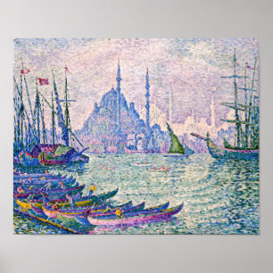 Das goldene Horn, Minarett Paul Signac Poster