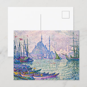 Das goldene Horn, Minarett   Paul Signac   Postkarte