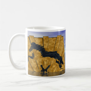 Das goldene Island Tasse