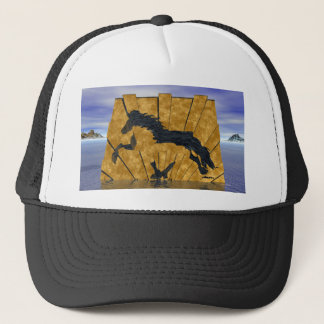 Das goldene Island Truckerkappe