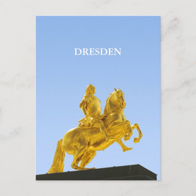 Das Goldene Pferd Postkarte (Vorderseite)