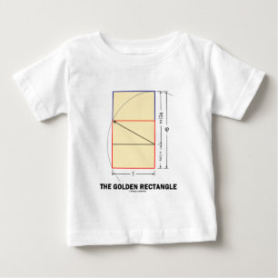 Das goldene Rechteck (mathematisches Verhältnis) Baby T-shirt