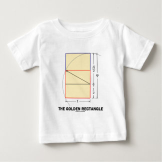 Das goldene Rechteck (mathematisches Verhältnis) Baby T-shirt