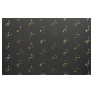 Das goldene sigil von Lucifer Stoff