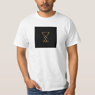 Das goldene sigil von Lucifer T-Shirt