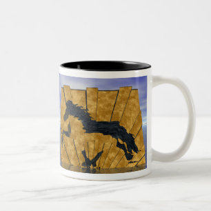 Das goldene Tolt-Isländerpferd Zweifarbige Tasse