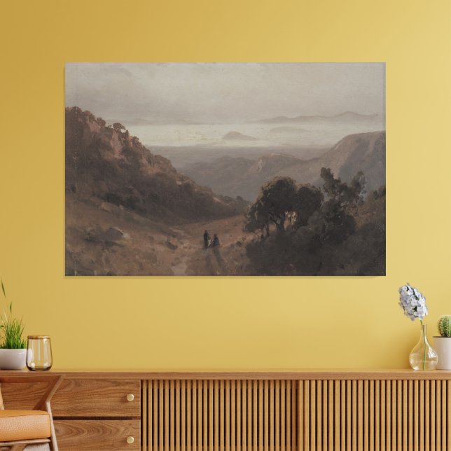 Das goldene Tor von William Keith Leinwanddruck (Insitu (Wohnzimmer))