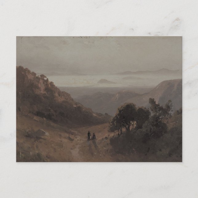 Das goldene Tor von William Keith Postkarte (Vorderseite)