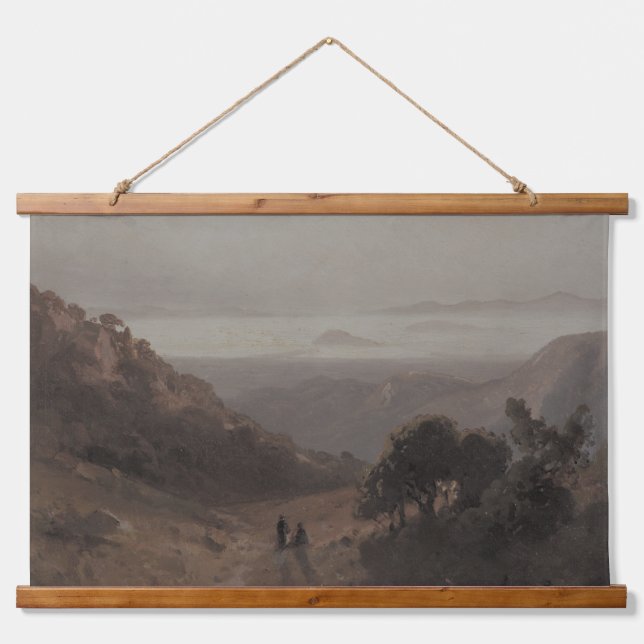 Das goldene Tor von William Keith Wandteppich Mit Holzrahmen (Vorne)